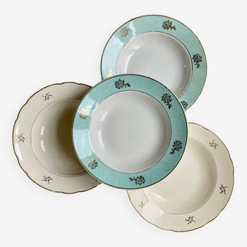 Mismatched soup plates V&B / Badonviller