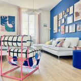 Tufted armchair