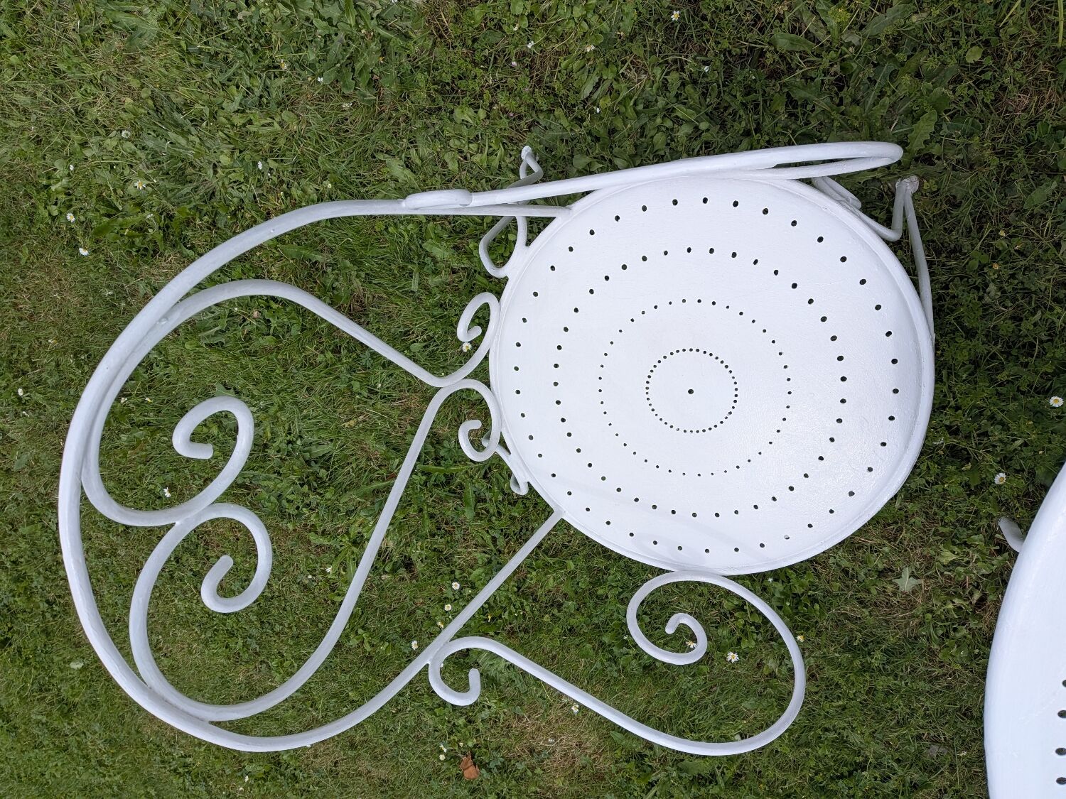 1960s wrought iron garden furniture