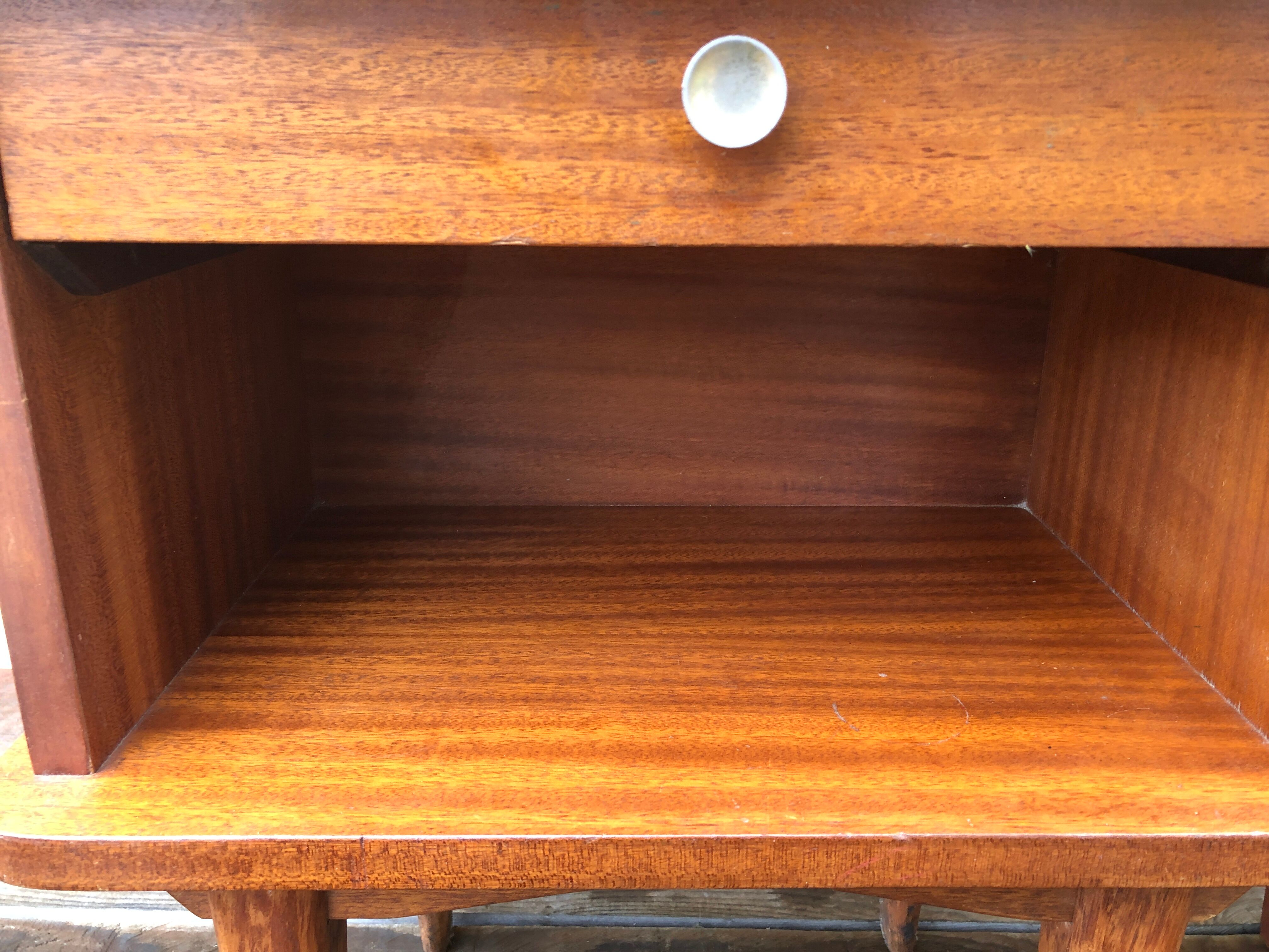 Pair of vintage bedsides 60