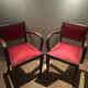 Paire de fauteuils bridges  vers 1960
