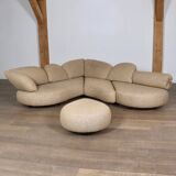 Sculptural Corner Sofa By Wiener Werkstätte, Austria 1970s