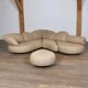 Sculptural Corner Sofa By Wiener Werkstätte, Austria 1970s