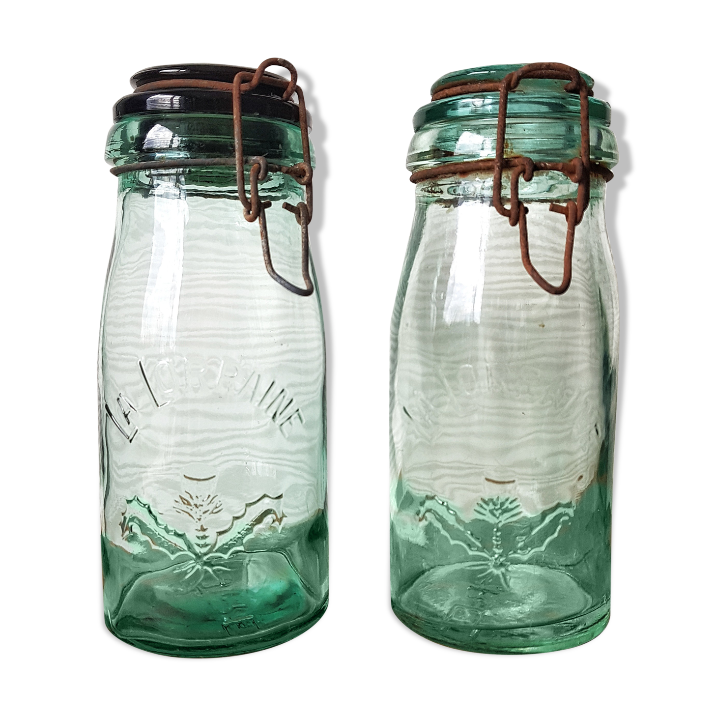 Duo jars thistle Lorraine