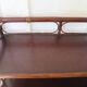 Support buffet bibus woven rattan 2 doors in caning - vintage 60s/70s