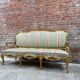 Antique Louis XV Style Gilded Sofa with Gobelin Upholstery
