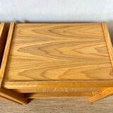 Minimalist vintage bedside tables