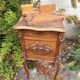 WOODEN BEDSIDE TABLE STYLE LOUIS XV ROCAILLE