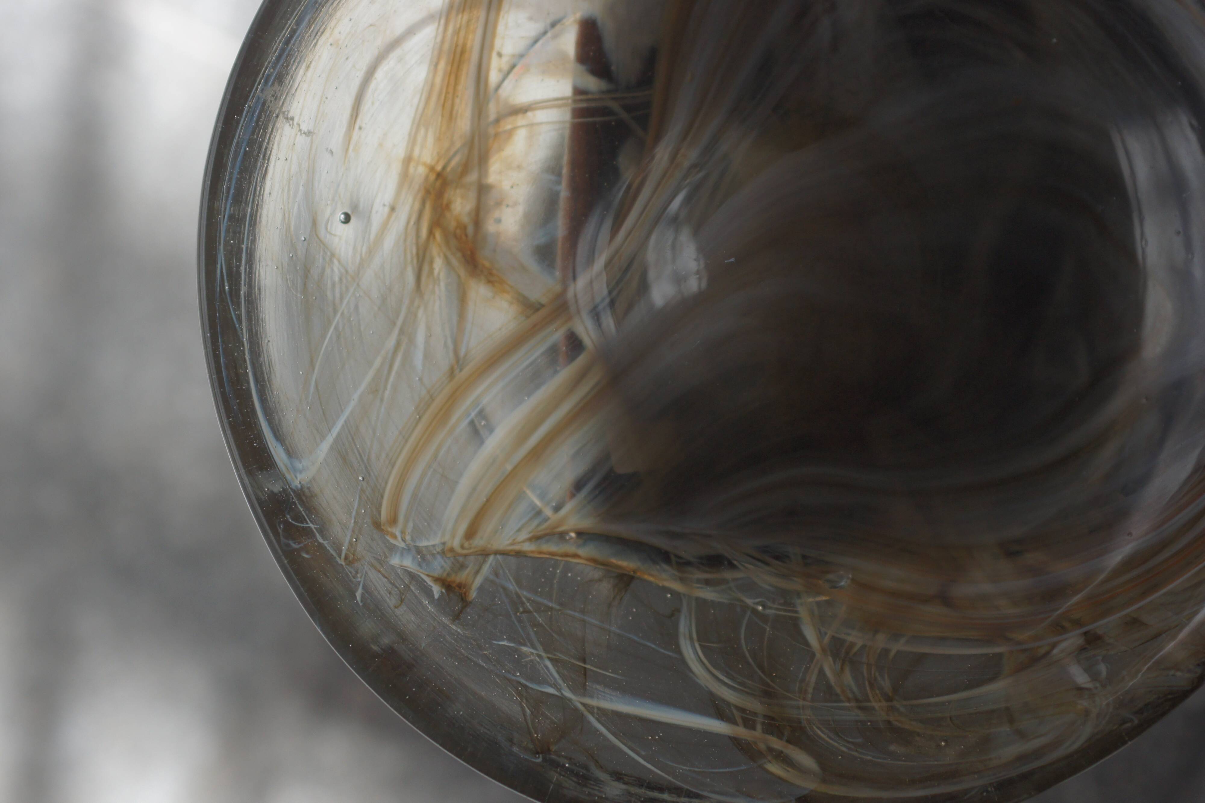 Danish Glass Model 868 Bowl by Michael Bang for Holmegaard, 1970s