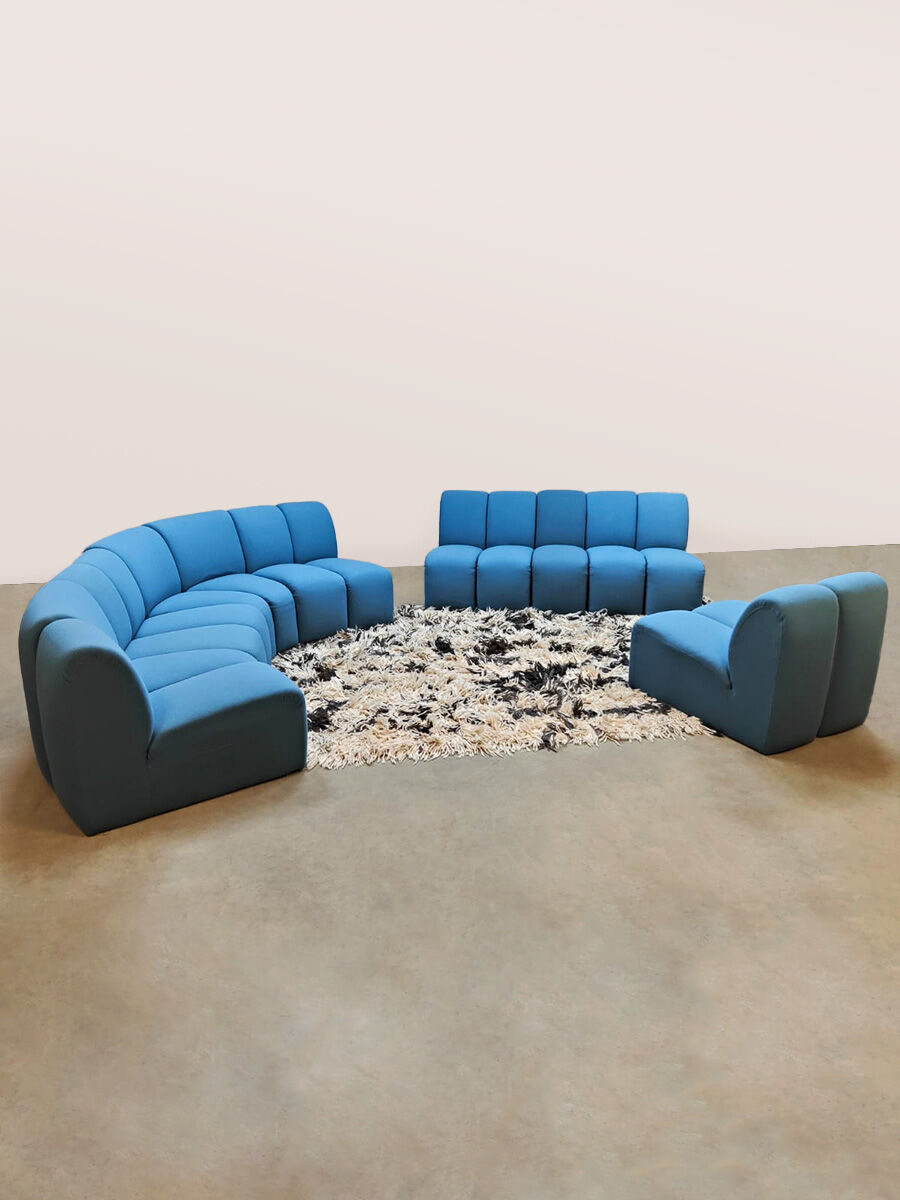 Rare Dutch vintage design modular 'Mississippi' sofa Pierre Paulin Artifort