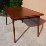 Table teck 2 rallonges vintage