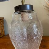 Glass and brass pendant light