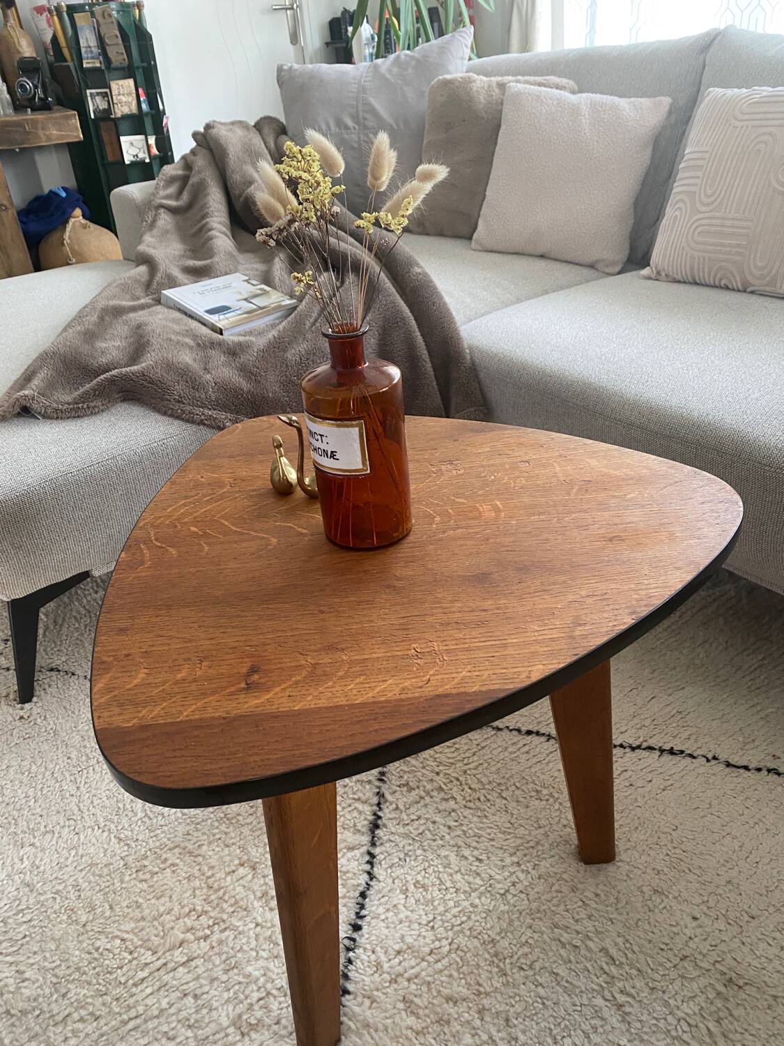 Vintage tripod coffee table