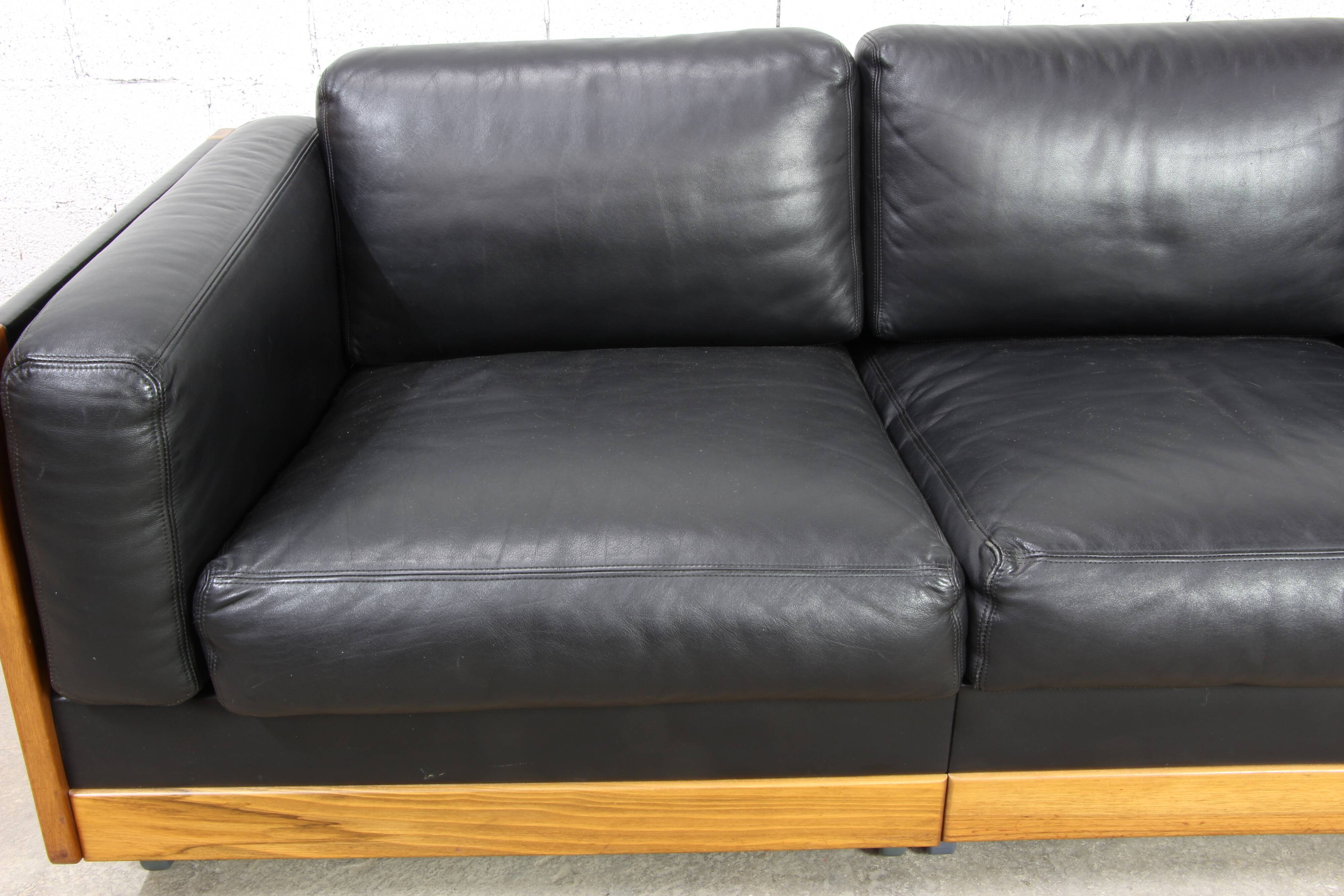 Leather sofa Afra & Tobia Scarpa Cassina