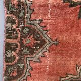 Distressed Turkish Runner 398x81 cm wool Vintage Tribal Rug