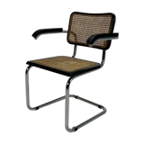 Black Cesca Armchair Italian Made, 1970's