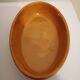 Set of 5 small old enameled terracotta dishes