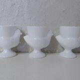 coquetiers poules blanches