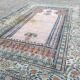 Ancien tapis turc en soie 128x79cm