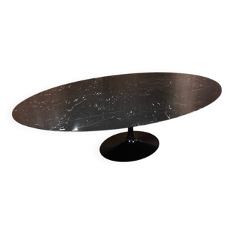 Vintage Eero Saarinen Knoll oval tulip marble dining table