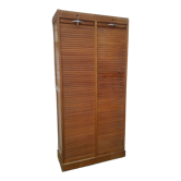 Binder with double curtains old oak