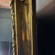 Large antique Napoleon III mirror – Wooden and gilded stucco frame – 135 × 114
