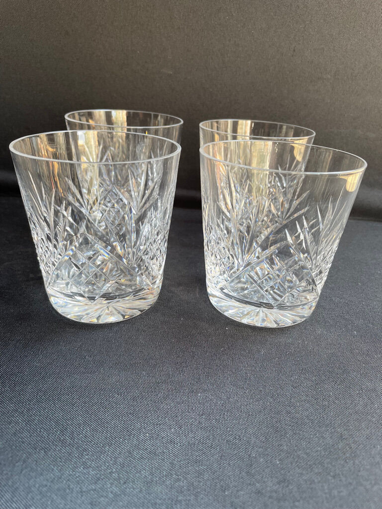Whiskey glasses - hand-cut crystal