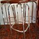 Ensemble de trois tabourets de bar vintage