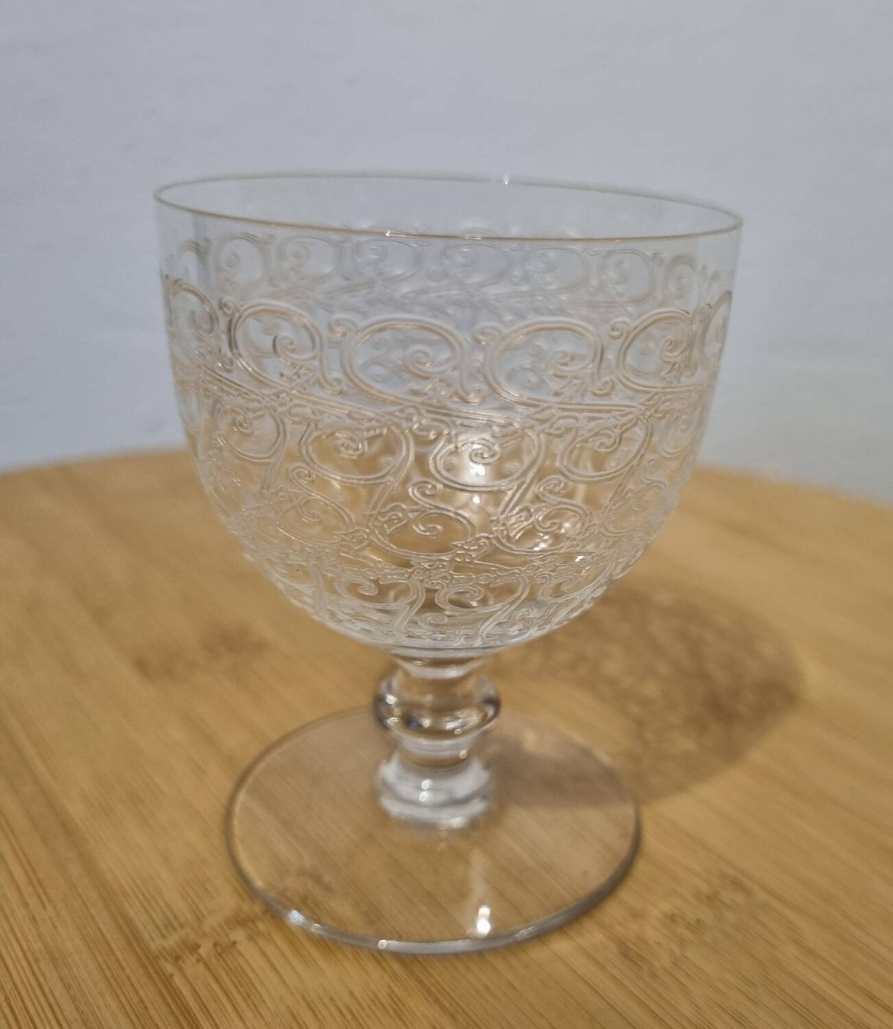 White wine glass, Baccarat Rohan 1920