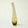 Scandinavian smoked yellow blown glass vase by Lotta Pettersson