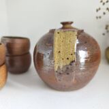 Pyrite stone tea set