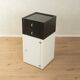 1980s chest of drawers with clear contrast design
