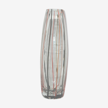 Vase en verre Italy design 70's