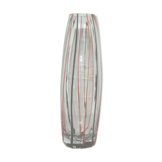 Vase en verre Italy design 70's