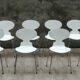 Series of 10 ant chairs by Arne Jacobsen, 1979