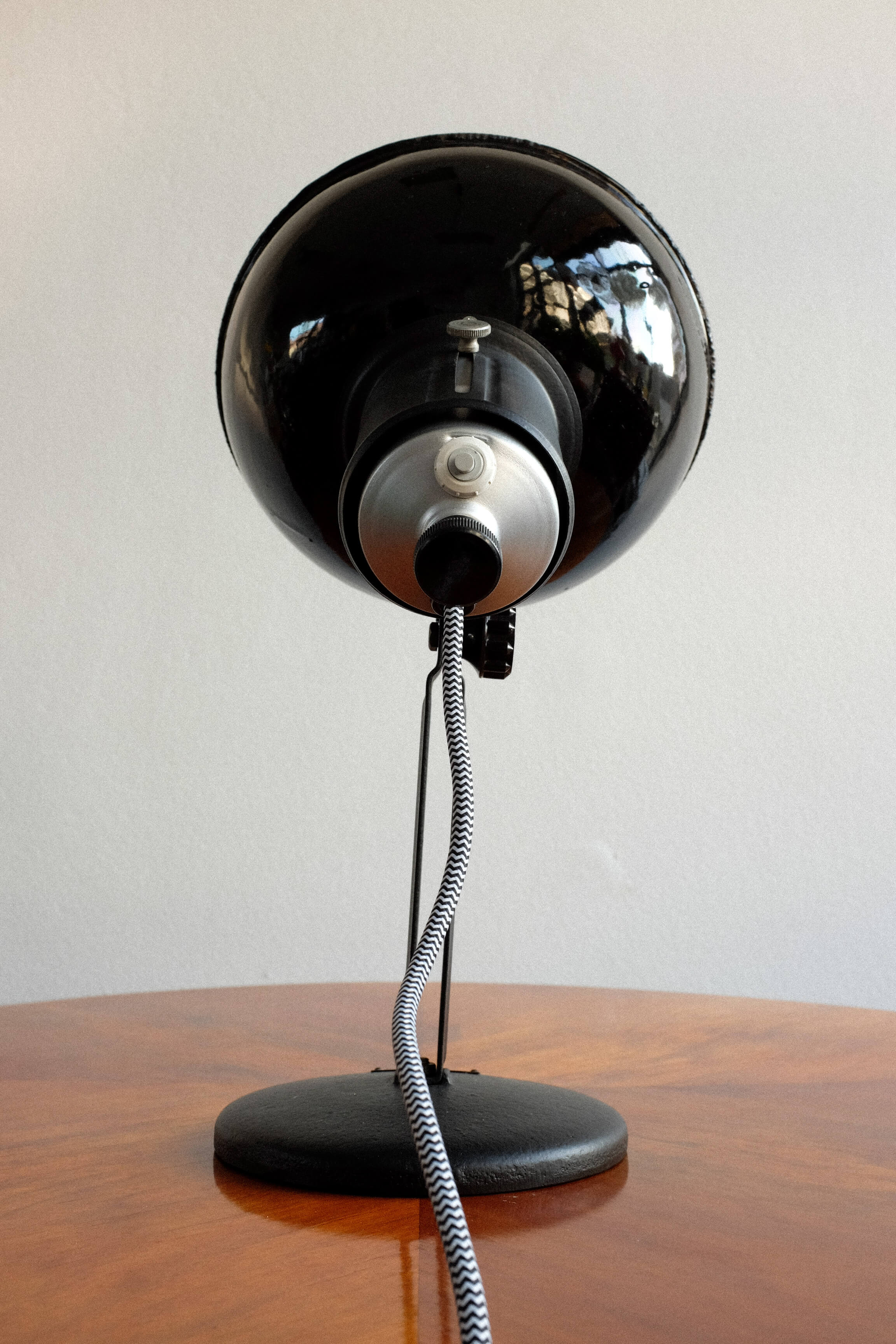 Czechoslovakian industrial adjustable table lamp, 1960s