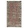 Vintage Handmade Turkish Red Wool Accent Rug with Floral Design for Home and Office Decor