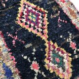 Moroccan Berber carpet Old Boucherouite 2,31x1.11m