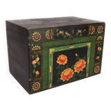 Original opera trunk in green tones (China, circa 1900) #32