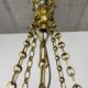 Suspended brass art from the Vienna Secession by Kolo Moser.