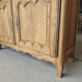 Large Louis XV style solid wood buffet, restored
