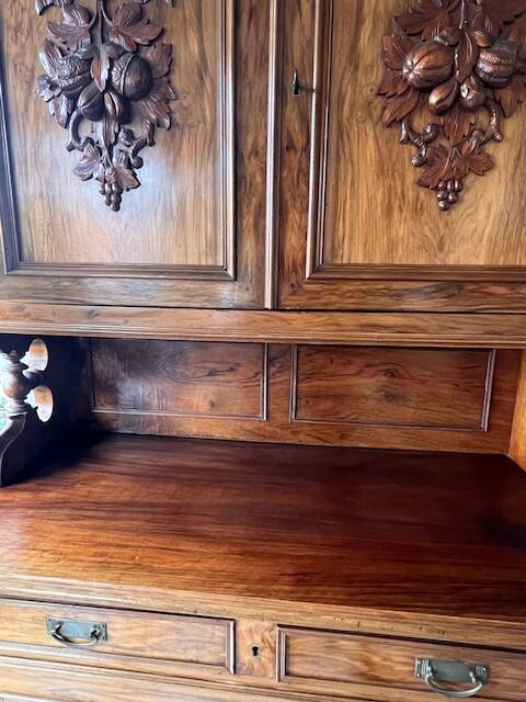 Henri II walnut hunting buffet