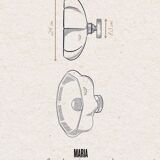 MARIA - Biscuit Porcelain - Wall light