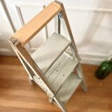 Transformable stepladder chair