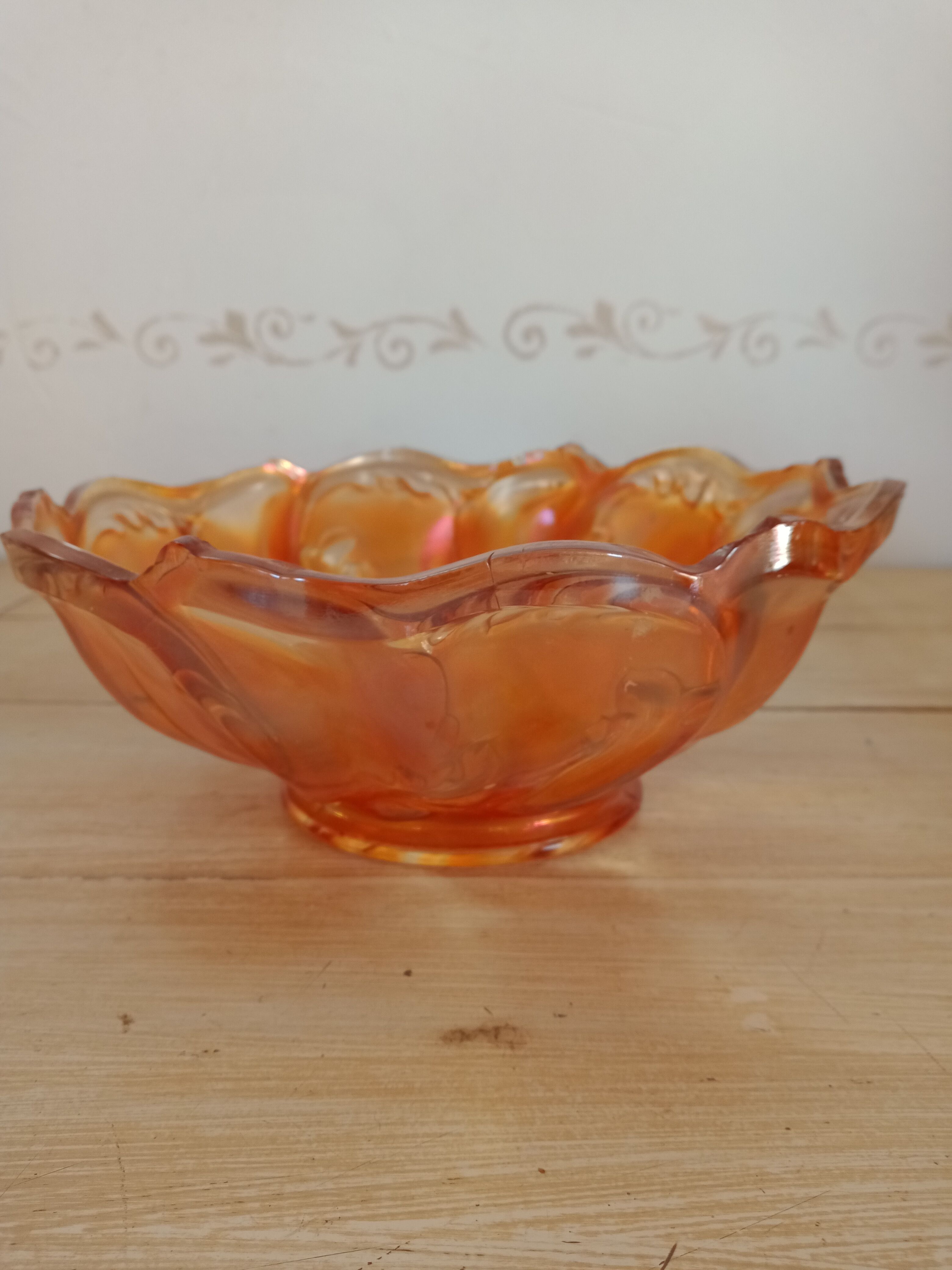Carnival glass bowls