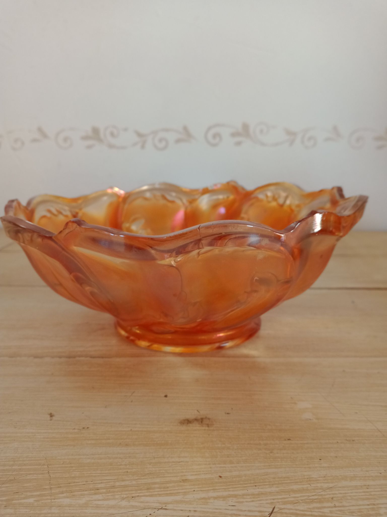 Carnival glass bowls