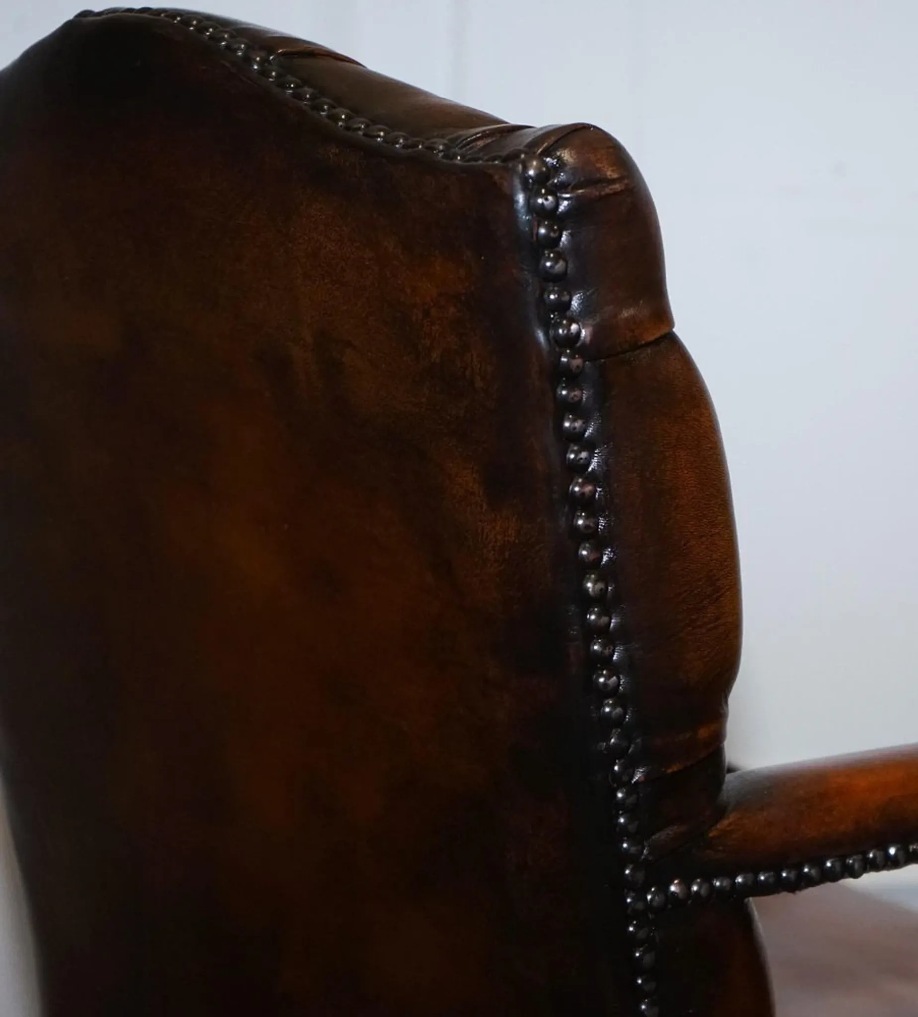 Chesterfield Director's Chair in Brown Cigar Leather