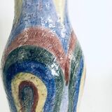 Vintage Handmade Art Studio Pottery Vase, 1980s