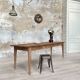 Table de ferme vintage en bois brut