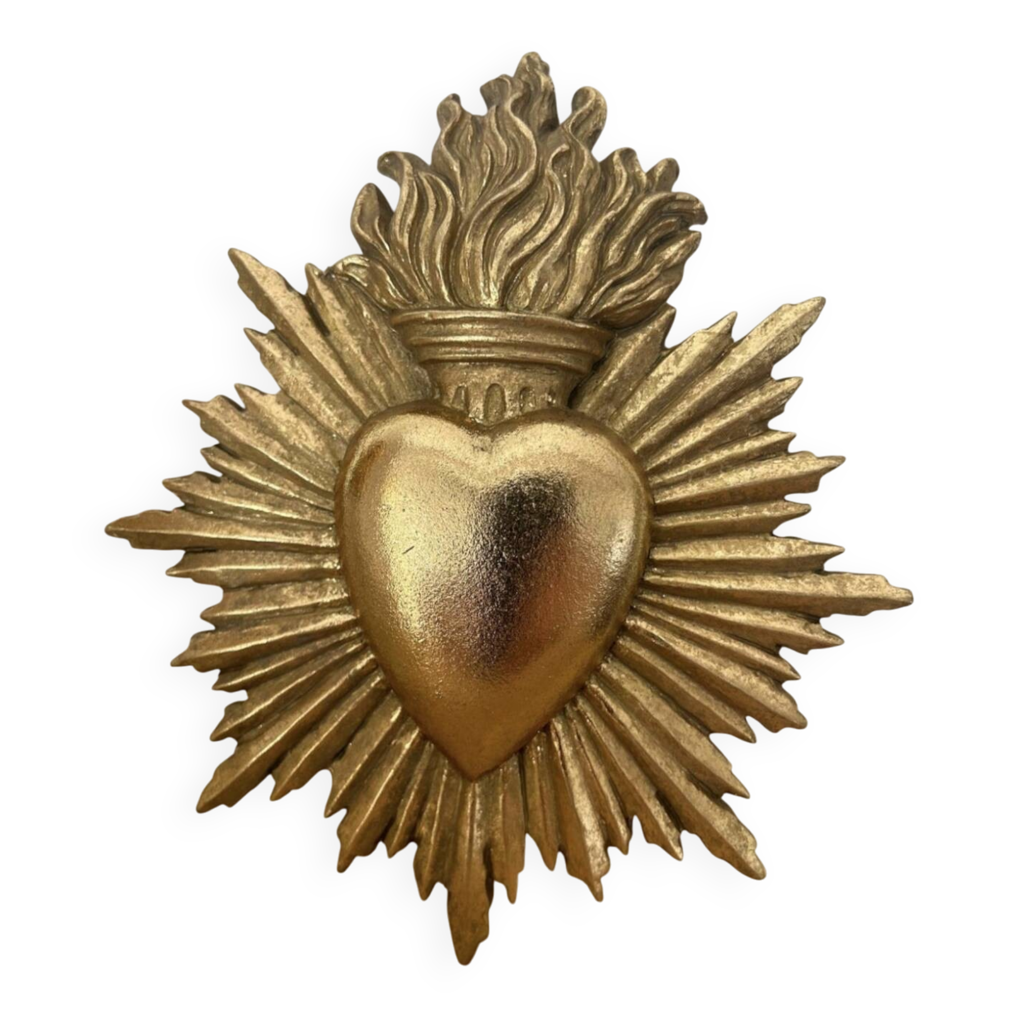 Golden ex-voto mural